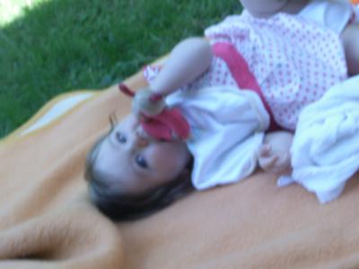 Ich habe dieses Bild letztes Jahr im Sommer gemacht und da sie meine kleine Cousine ist musste ich es einfach hier rein machen.